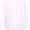 Abito camicia in cotone con ricami