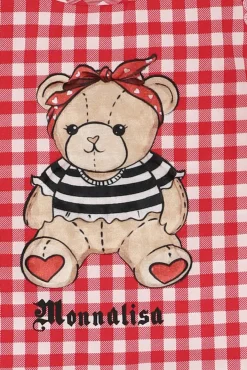 Abito con rouches in cotone stretch