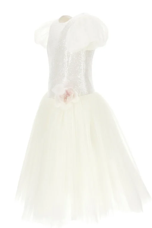 Abito in tulle con paillettes