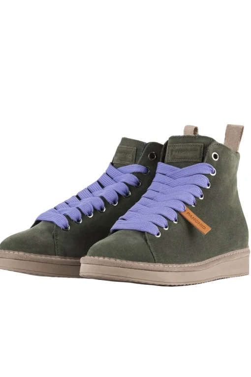 Ankle boot suede faux fur lining