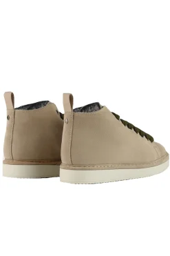 Ankle boot suede faux fur lining