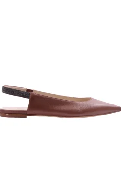 Ballerine in pelle