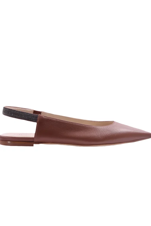 Ballerine in pelle