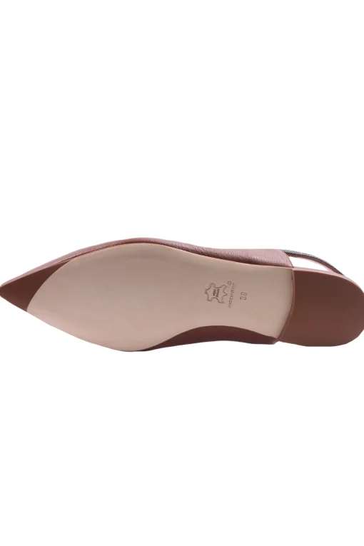 Ballerine in pelle