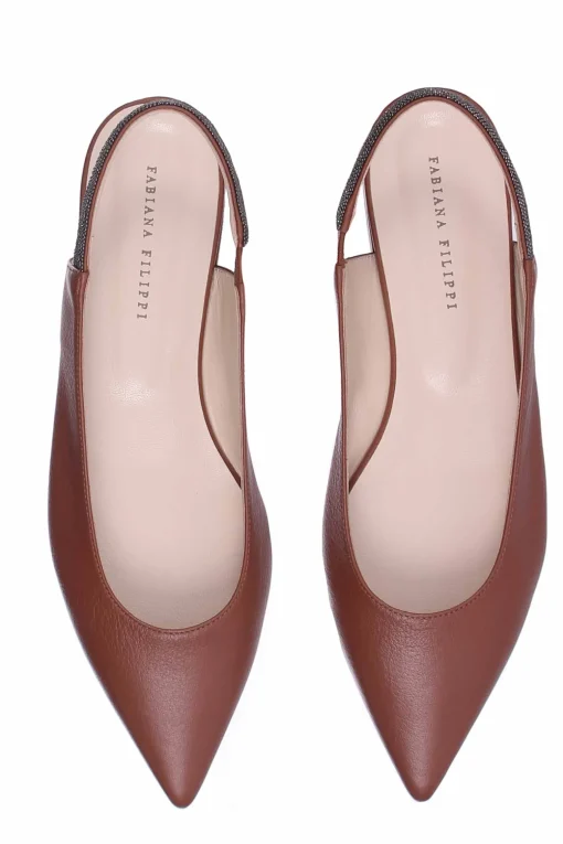 Ballerine in pelle