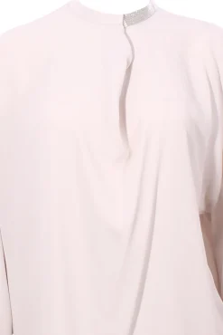 Blusa in crepe di seta