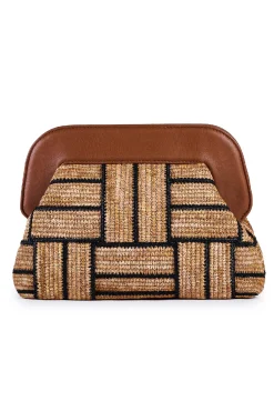 Borsa a mano in rafia