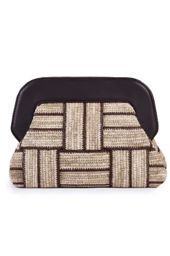 Borsa a mano in rafia