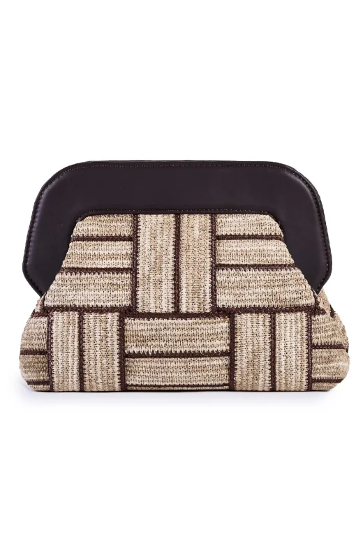 Borsa a mano in rafia