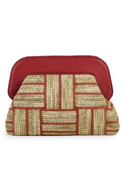 Borsa a mano in rafia