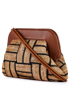 Borsa a mano in rafia