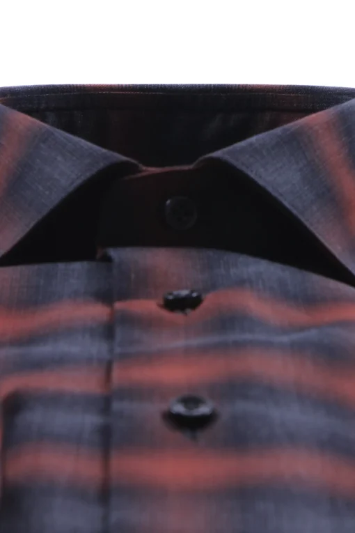 Camicia a quadri in flanella leggera melange