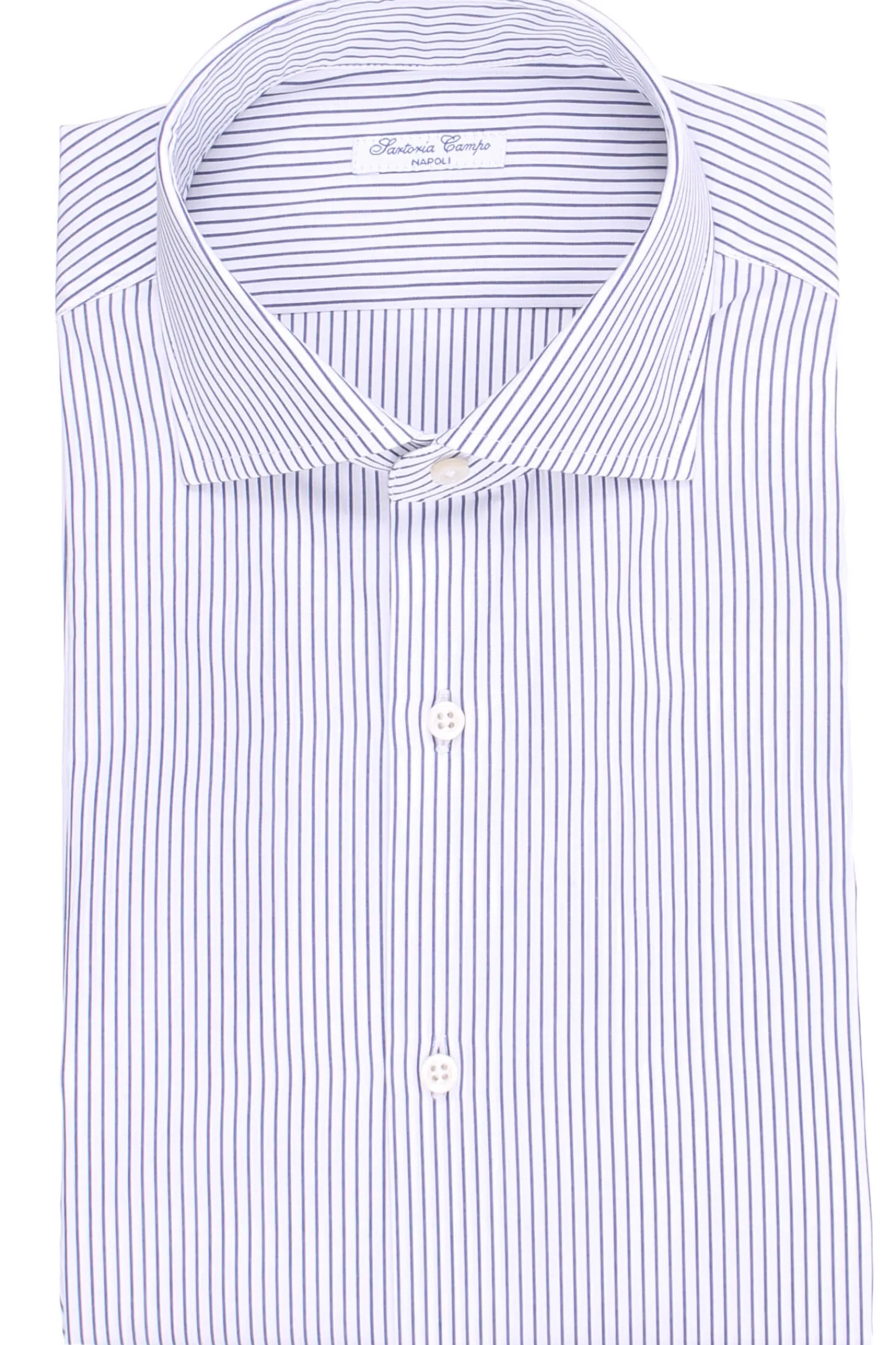 camicia a righe in cotone