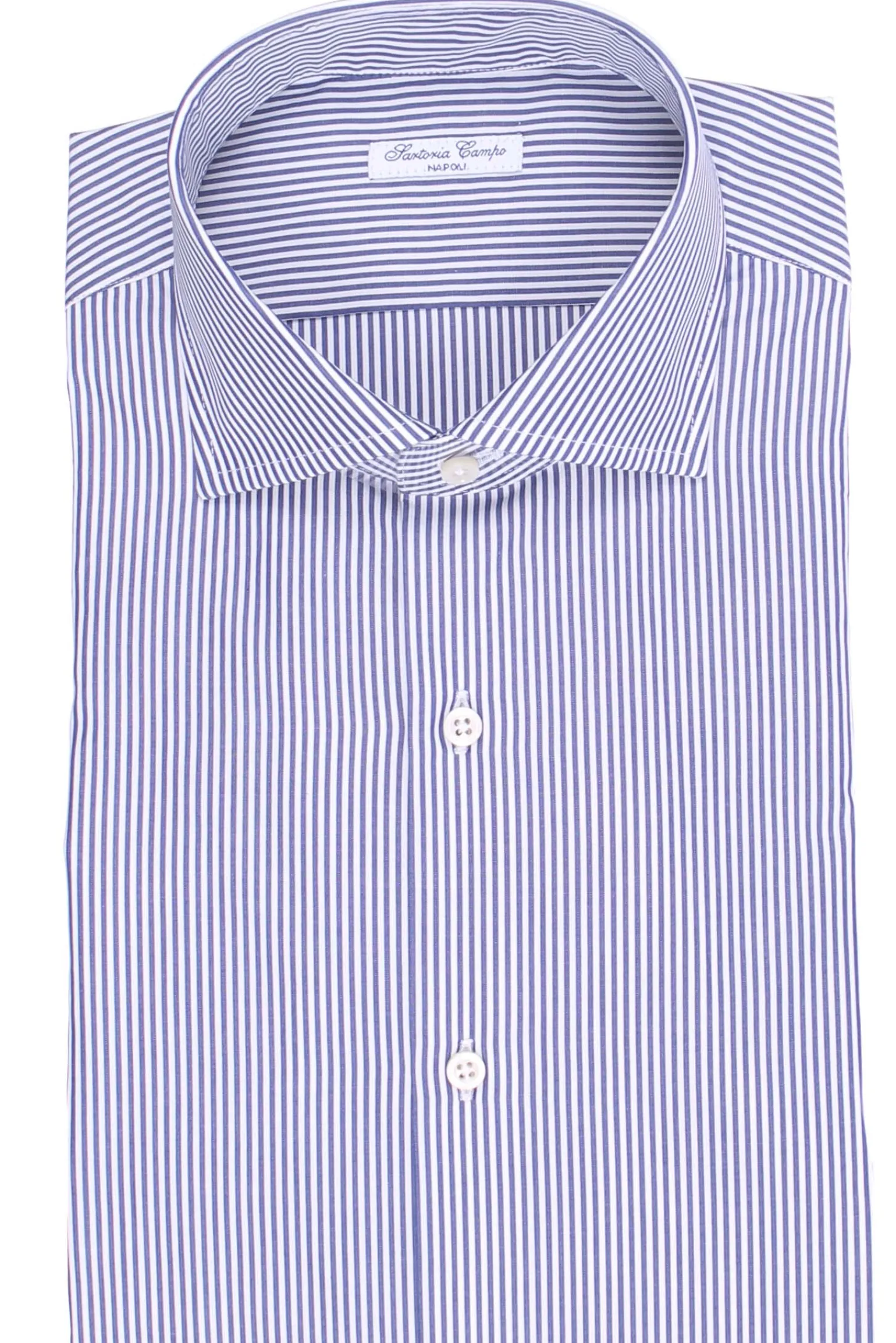 camicia a righe in cotone