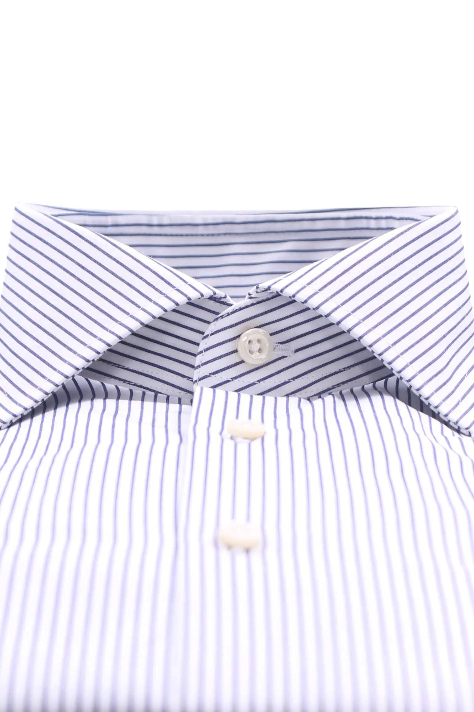 camicia a righe in cotone