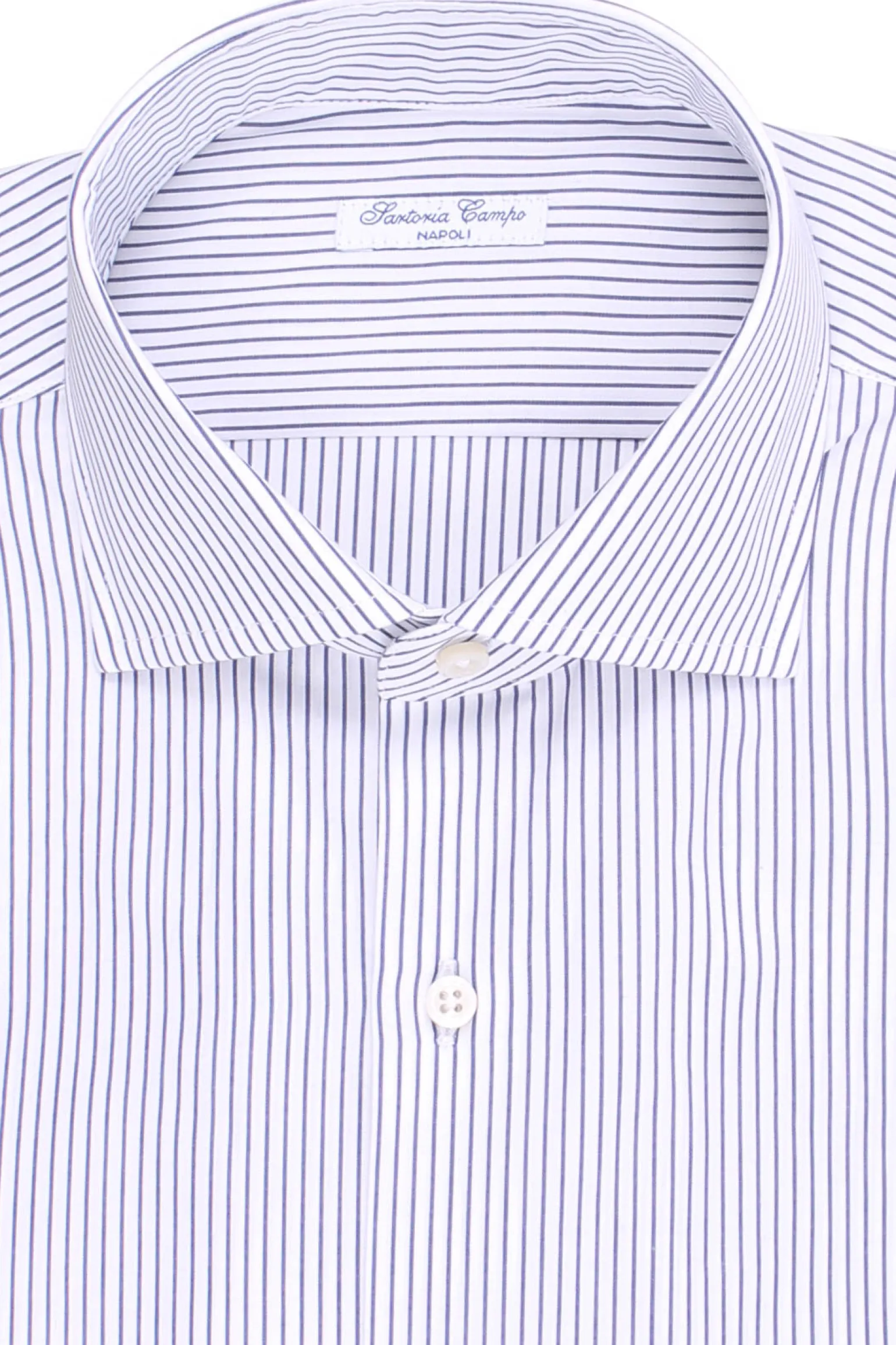 camicia a righe in cotone