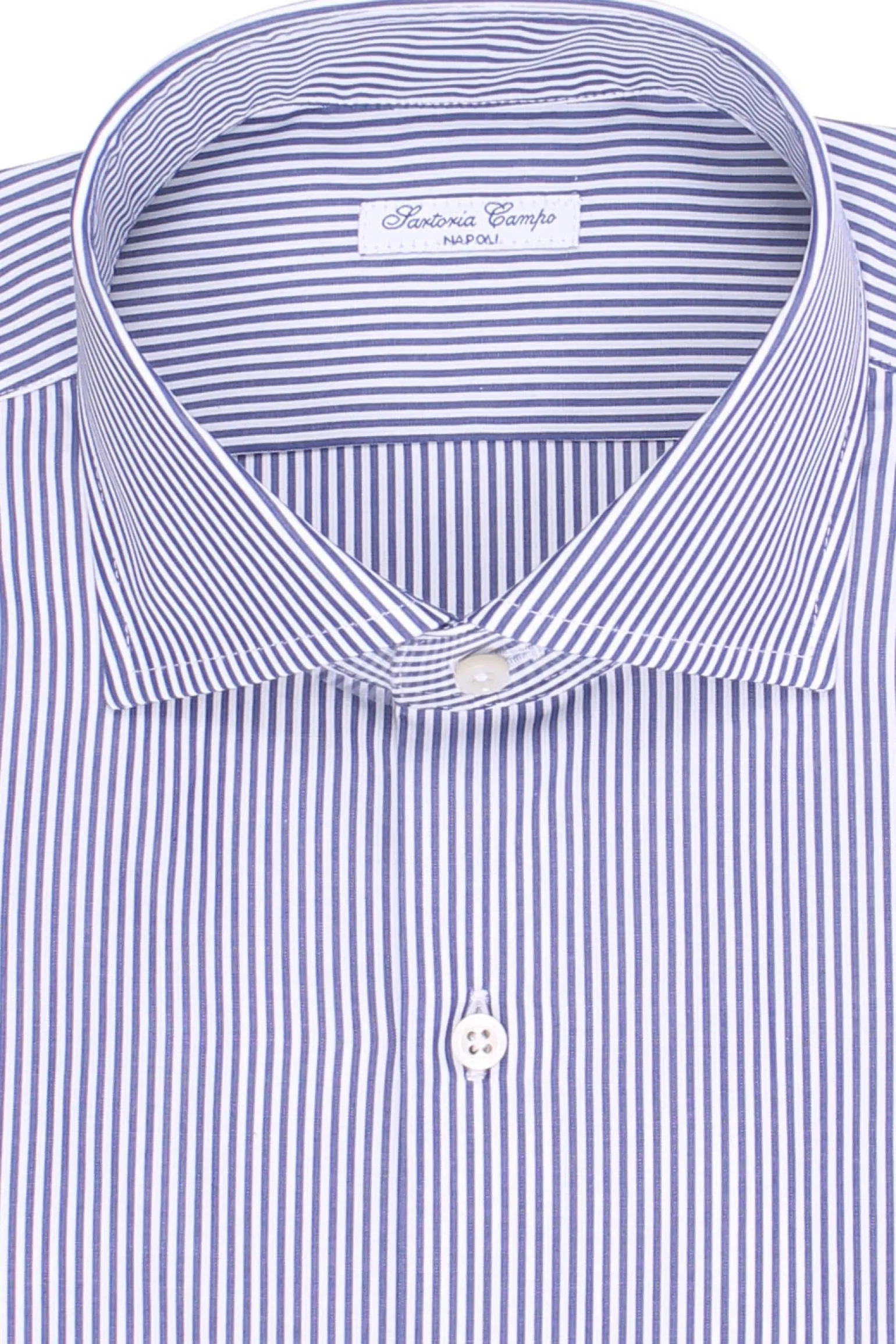 camicia a righe in cotone