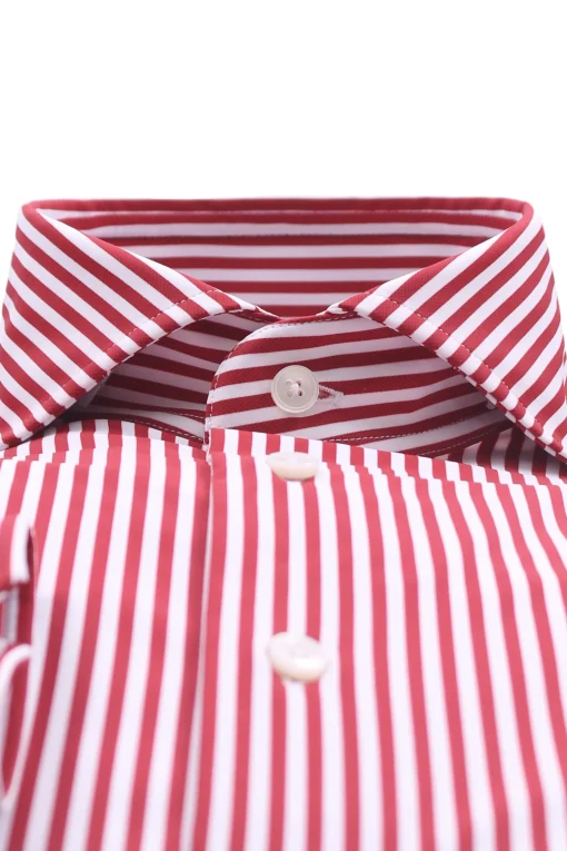 camicia active a righe in jersey tecnico