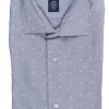 Camicia in cotone a pois