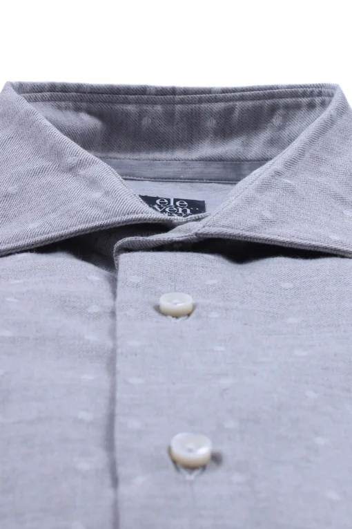 Camicia in cotone a pois