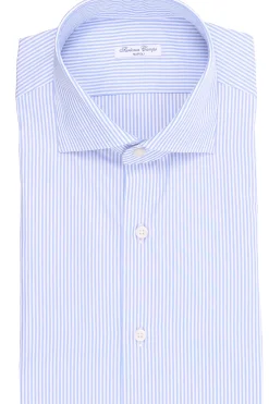 camicia in cotone a righe