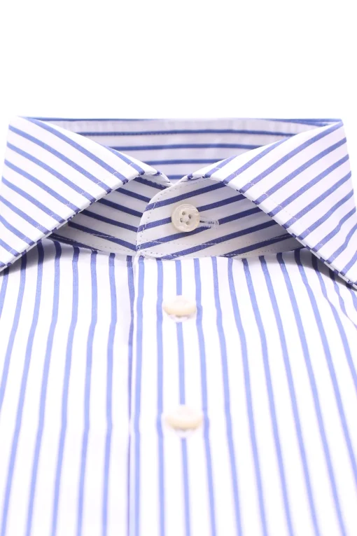 camicia in cotone a righe