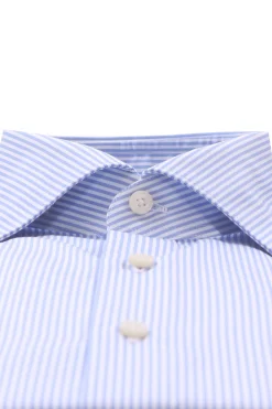camicia in cotone a righe