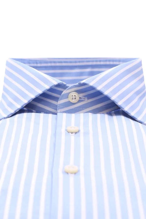 camicia in cotone a righe