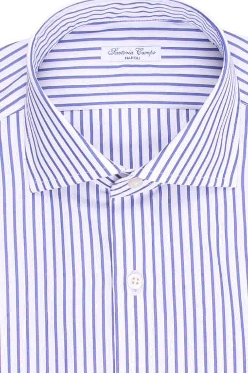 camicia in cotone a righe