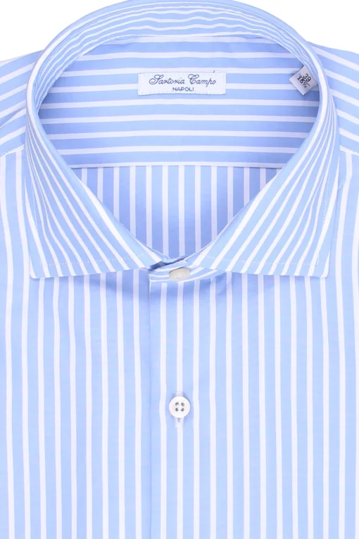 camicia in cotone a righe