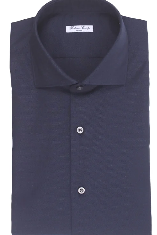 camicia in cotone giro inglese