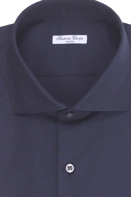 camicia in cotone giro inglese