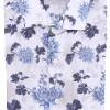 Camicia in lino stampa fiori
