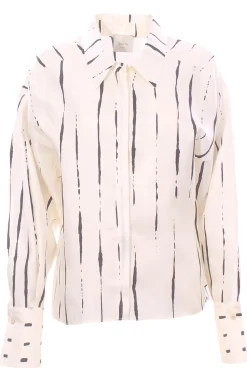Camicia in seta stampata