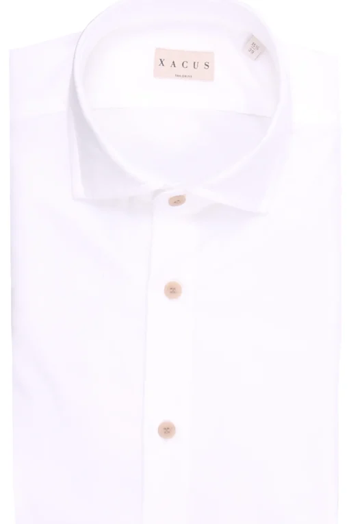 camicia oxford bottoni a contrasto