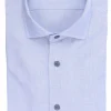 camicia oxford bottoni a contrasto