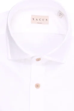 camicia oxford bottoni a contrasto