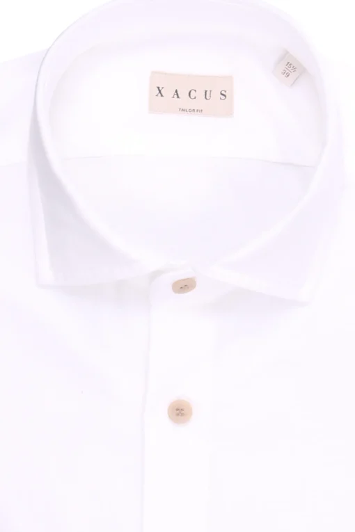 camicia oxford bottoni a contrasto