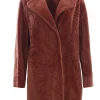 Cappotto in shearling reversibile