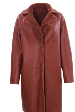 Cappotto in shearling reversibile