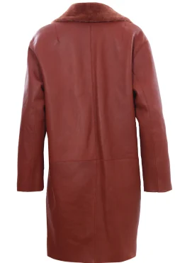 Cappotto in shearling reversibile