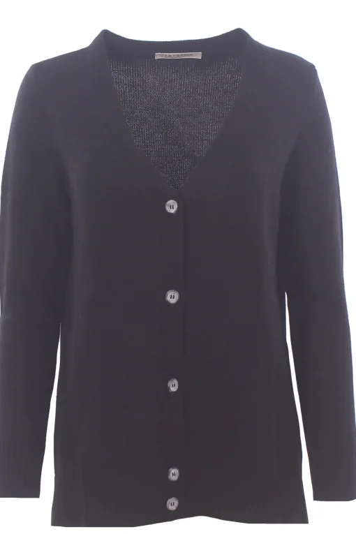 Cardigan in lana e cashmere