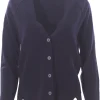 cardigan in misto cashemere