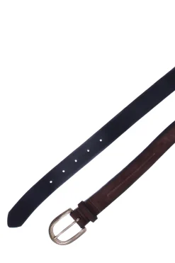 Cintura in pelle nabuk