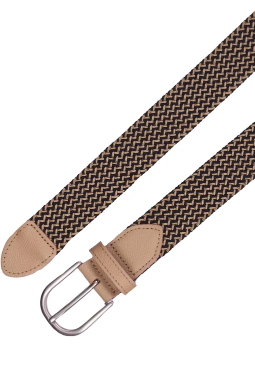 Cintura intreccio elastico bicolor