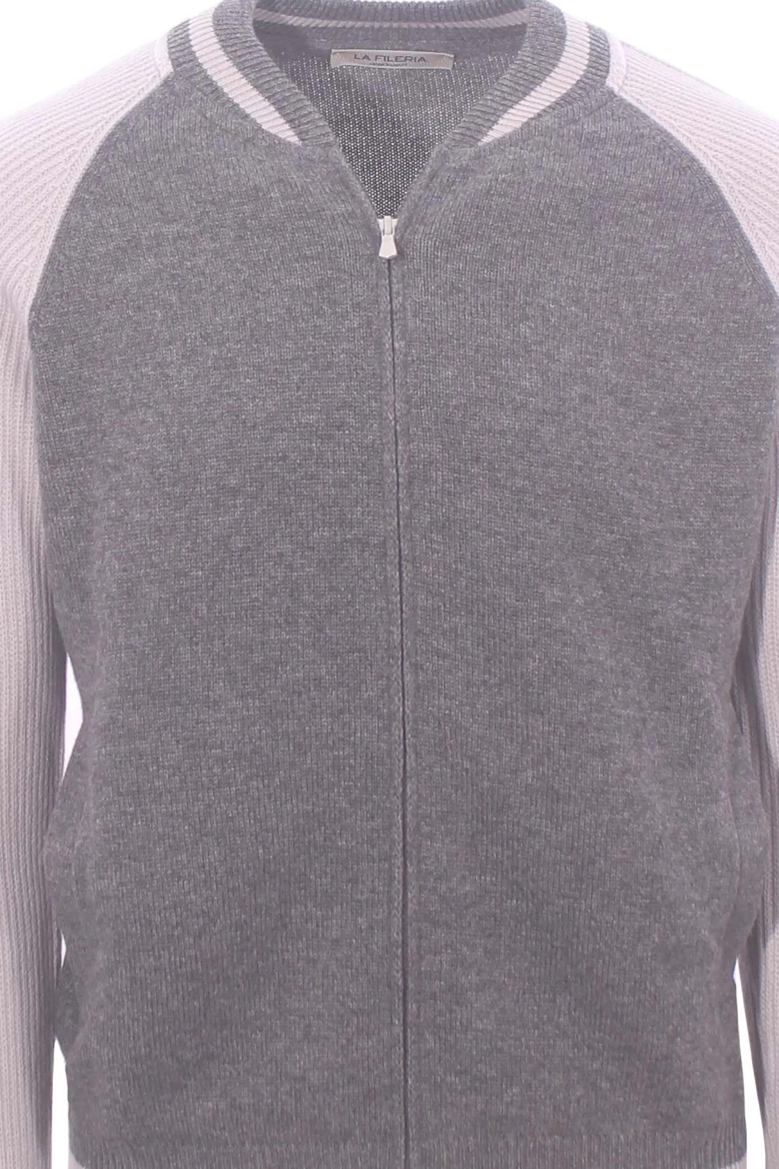 college full zip bicolore