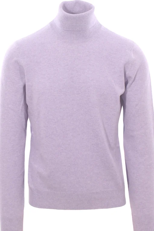 collo alto in lana e cashmere