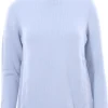 Collo alto in lana e cashmere
