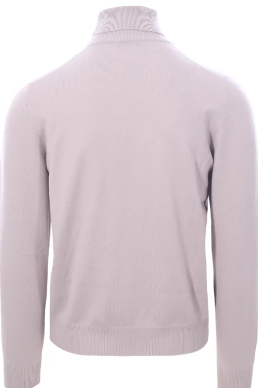 collo alto in lana e cashmere
