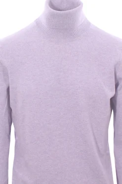 collo alto in lana e cashmere
